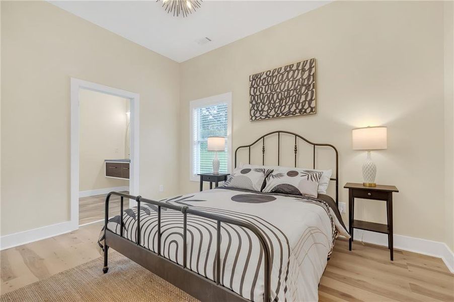 Furnished interior view inside a new home in , Atlanta (Image 20).