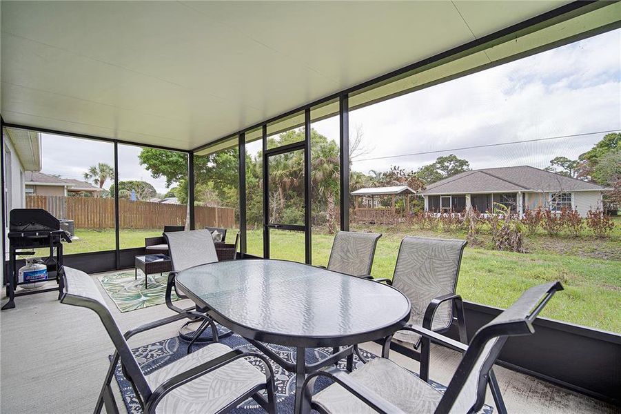 Exterior details and patio area of a home in , Sebastian (Image 4).
