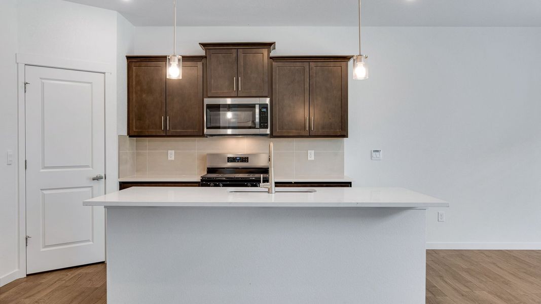 Furnished interior view inside a new home in Trails at Crowfoot, Parker (Image 7).