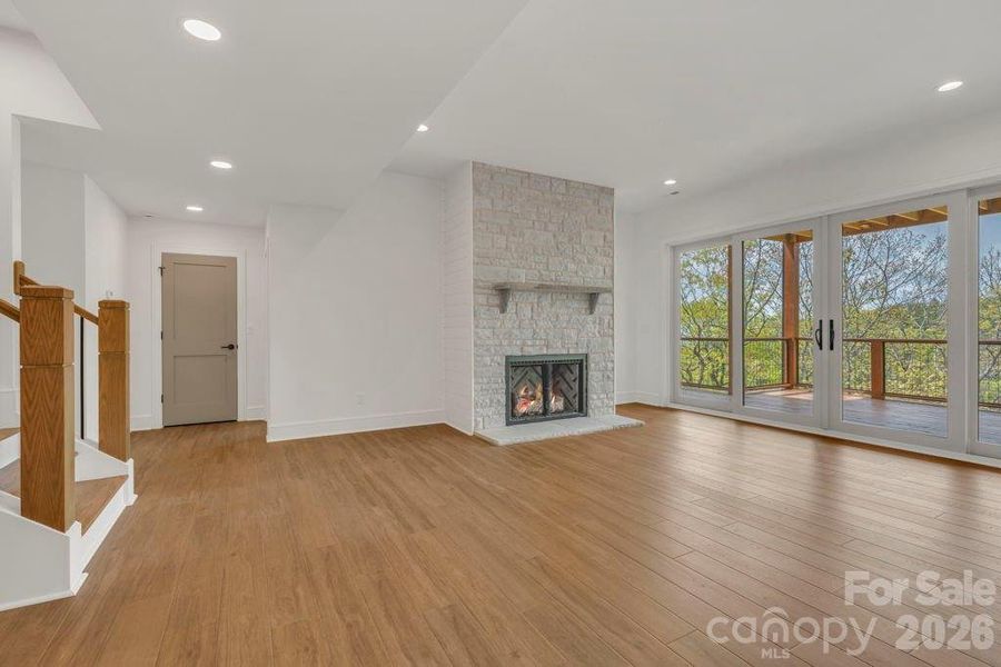 Lower-level living room