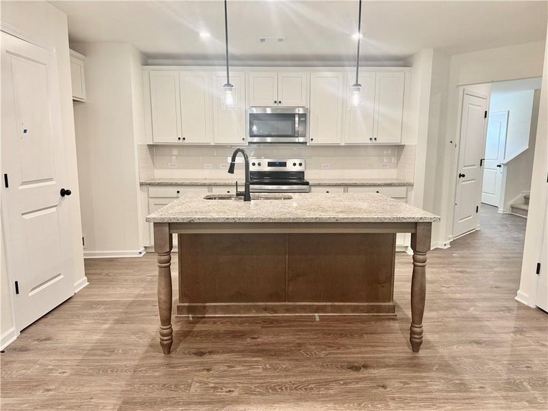 Furnished interior view inside a new home in Silver Leaf, Dawsonville (Image 6).