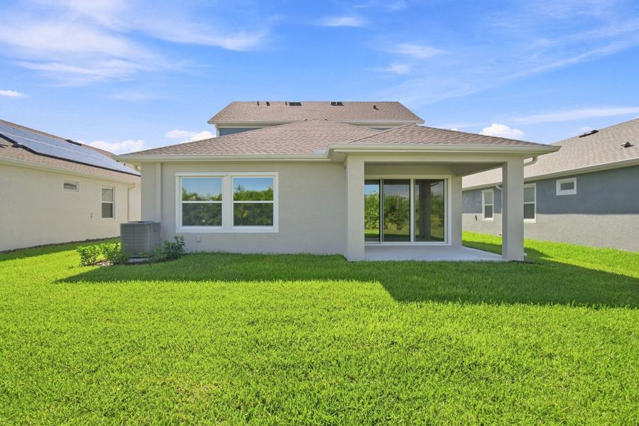 Exterior details and patio area of a home in Waterset Tradition Series, Apollo Beach (Image 3).