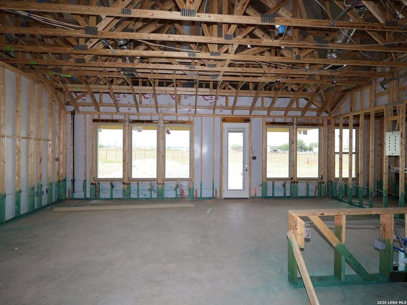 In-progress construction of a new home in Everly Estates, San Antonio, TX (Image 19).