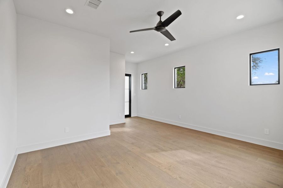 Mother-In-Law Suite placed on main level with separate entrance.