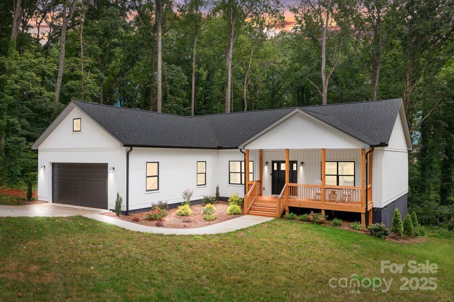 Front exterior of a new home in , Statesville, NC, highlighting curb appeal (Image 21).