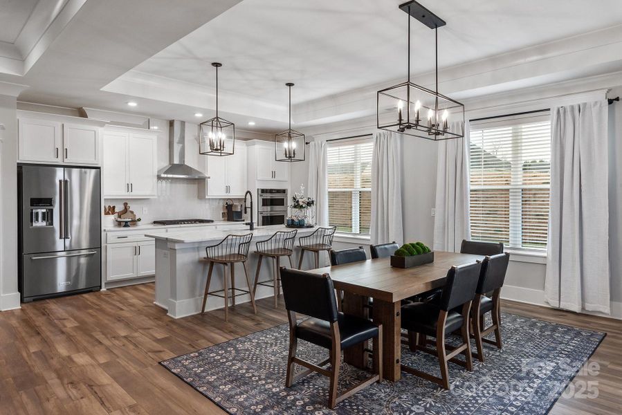 Furnished interior in a model home at Stoneridge Hills in Rock Hill (Image 8).