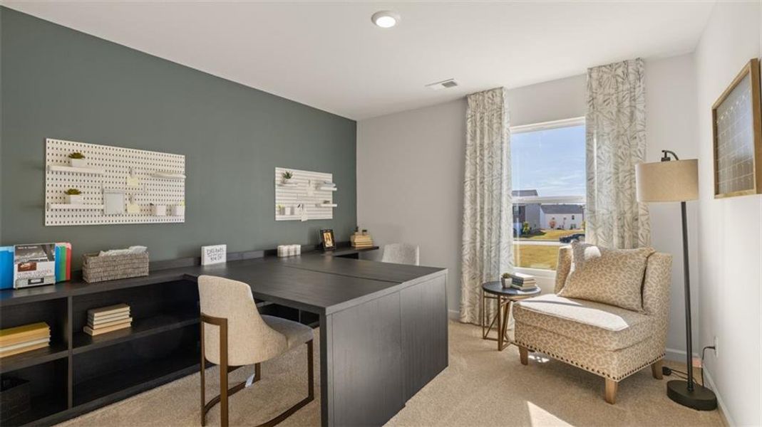 Furnished interior view inside a new home in , Stockbridge (Image 20).