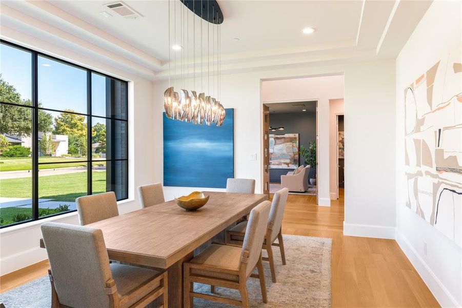 Furnished interior view inside a new home in , Dallas (Image 10). Furnished interior view inside a new home in , Dallas (Image 10).