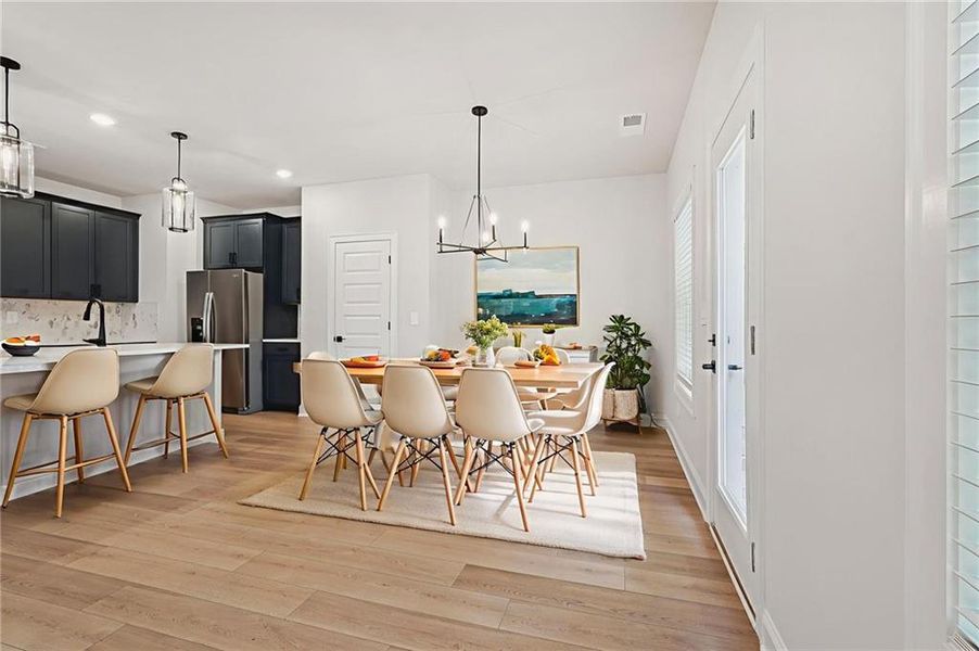 Furnished interior view inside a new home in Hemingway - Reserve Series, Cumming (Image 8).