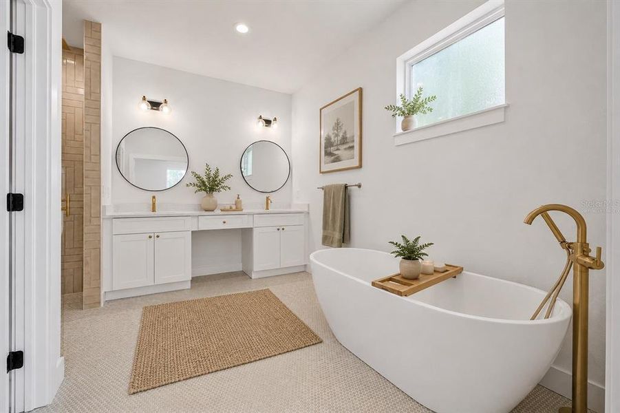 Furnished interior view inside a new home in , Tampa (Image 6).