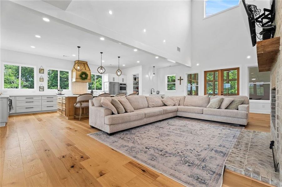 Furnished interior view inside a new home in , Cumming (Image 41).