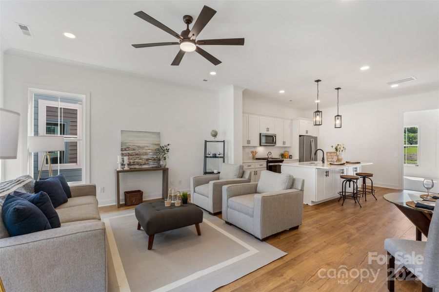 Furnished interior view inside a new home in , Kannapolis (Image 27).