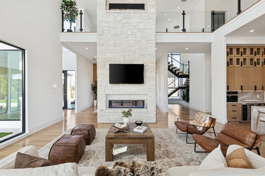 Furnished interior view inside a new home in , Bartonville (Image 8). Furnished interior view inside a new home in , Bartonville (Image 8).