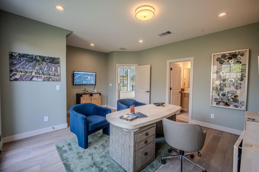 Furnished interior view inside a new home in Spring Valley Creek, Houston (Image 13).