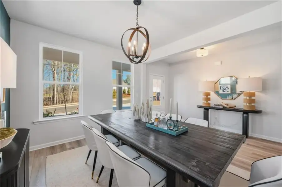 Furnished interior view inside a new home in Everson Pointe, Snellville (Image 40).