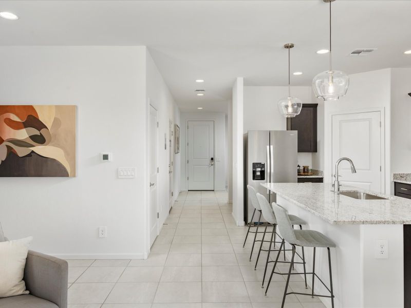 Furnished interior view inside a new home in Entrada Del Toro, Sahuarita (Image 5).