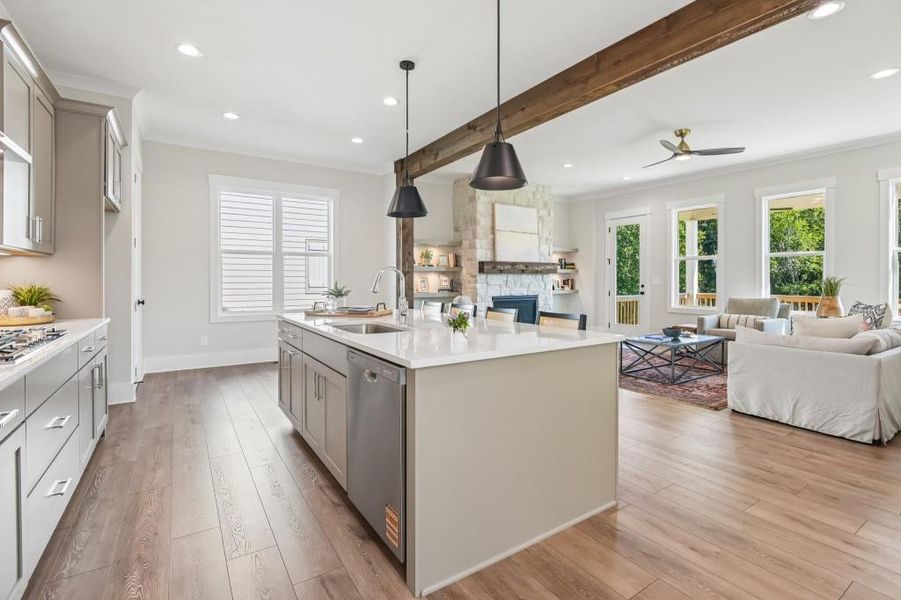 Furnished interior view inside a new home in Hillshire, Cumming (Image 16).