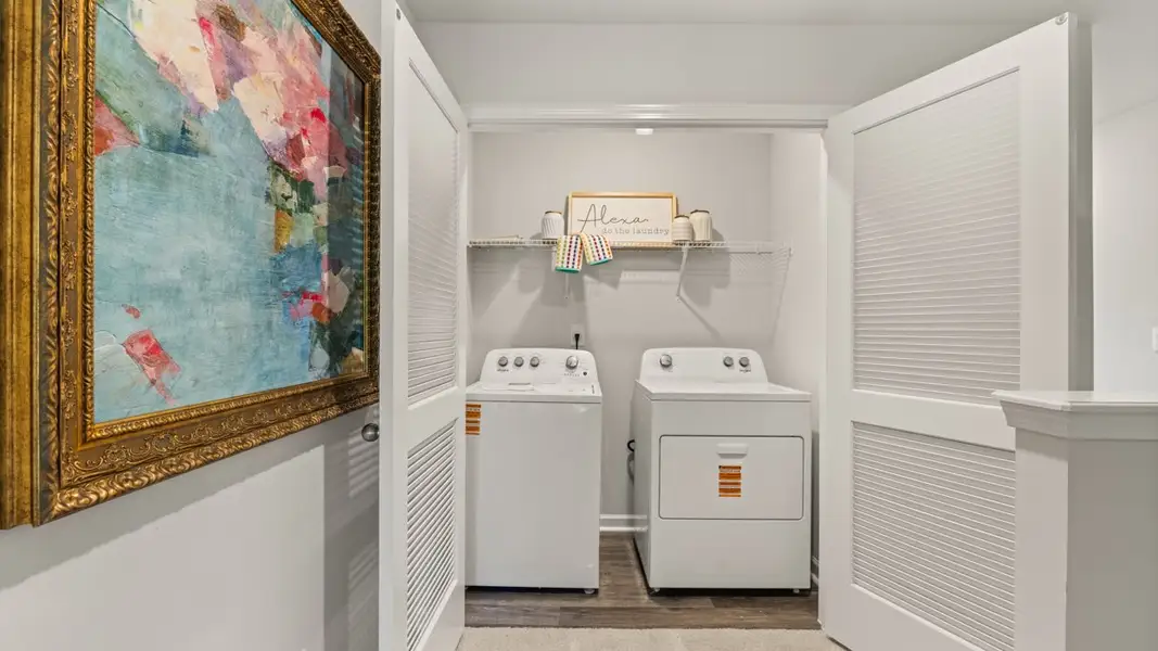 Representative furnished interior of a home built from the Tatum by D.R. Horton in Rushing Waters Townhomes, North Augusta (Image 15).