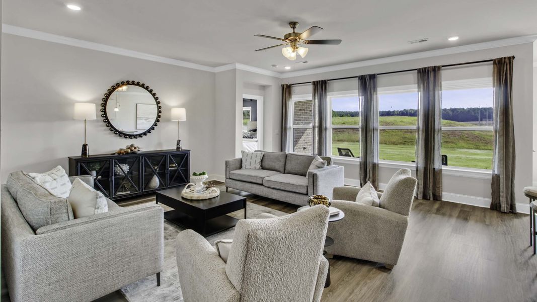 Representative furnished interior of a home built from the Madison by D.R. Horton in Riverwood Gardens, Oakland (Image 7). Representative furnished interior of a home built from the Madison by D.R. Horton in Riverwood Gardens, Oakland (Image 7).