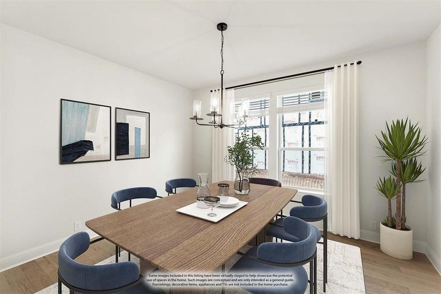 Furnished interior view inside a new home in Sutton Fields, Celina (Image 16).