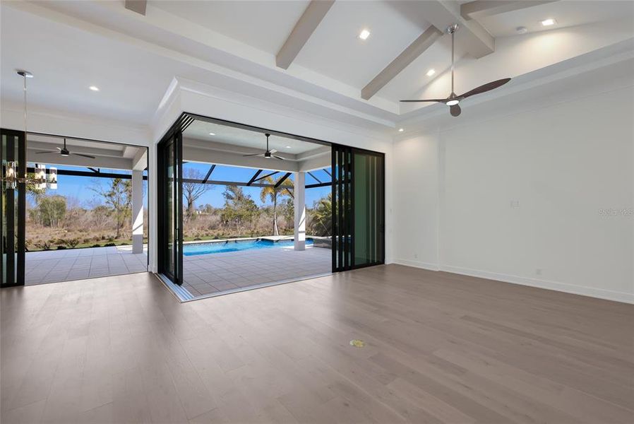 Spacious, unfurnished interior of a new home in Wild Blue at Waterside, Sarasota (Image 53). Spacious, unfurnished interior of a new home in Wild Blue at Waterside, Sarasota (Image 53).