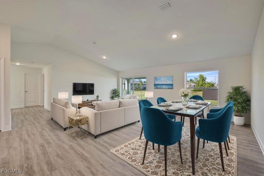 Furnished interior view inside a new home in Cape Coral, Cape Coral (Image 6).