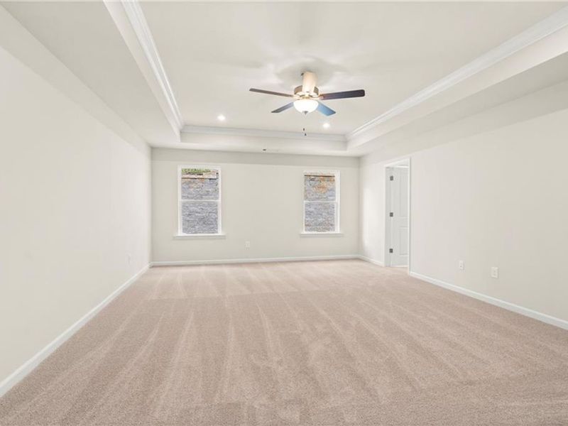 Spacious, unfurnished interior of a new home in The Village at Shallowford, Kennesaw (Image 30).