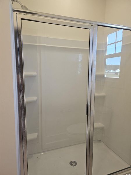 Bathroom with a stall shower Bathroom with a stall shower