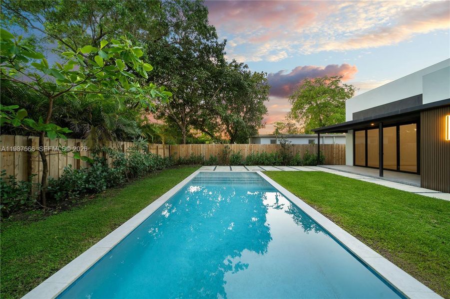 Exterior details and patio area of a home in , Miami (Image 3).