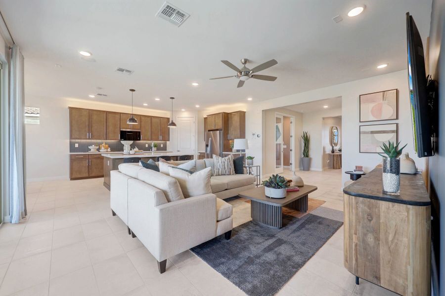 Representative furnished interior of a home built from the Dove by Mattamy Homes in Bella Vista Farms, Queen Creek (Image 18). Representative furnished interior of a home built from the Dove by Mattamy Homes in Bella Vista Farms, Queen Creek (Image 18).