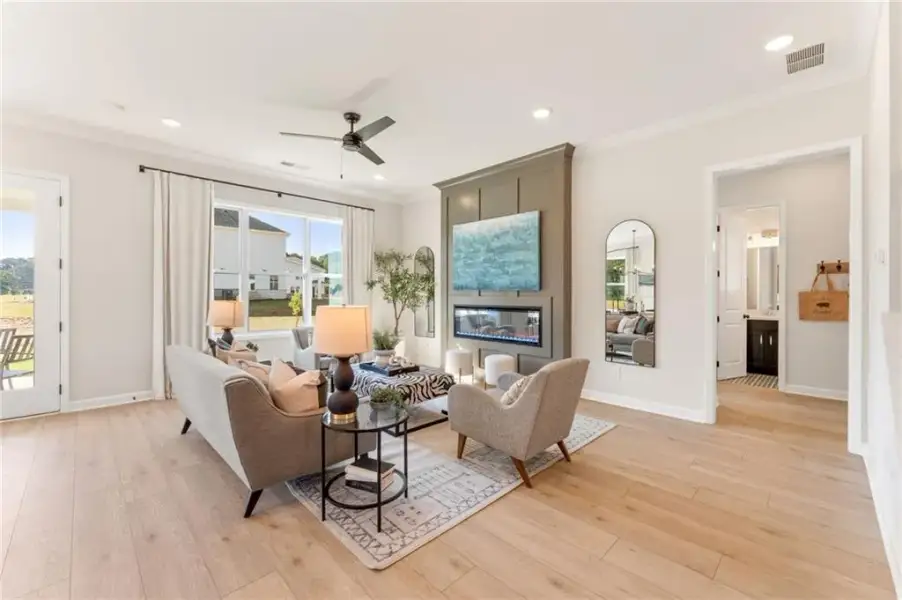 Furnished interior view inside a new home in Linden Grove, Powder Springs (Image 4).