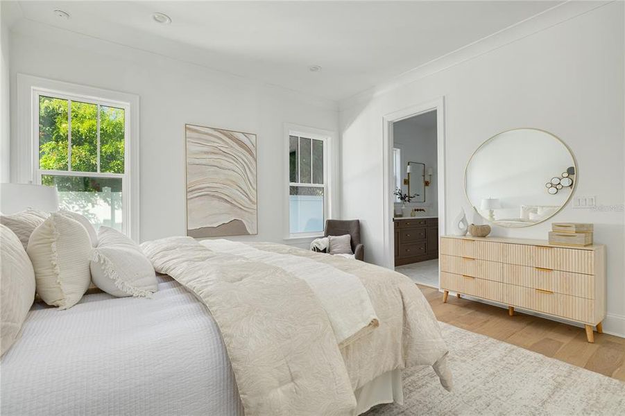 Furnished interior view inside a new home in , St. Petersburg (Image 18).