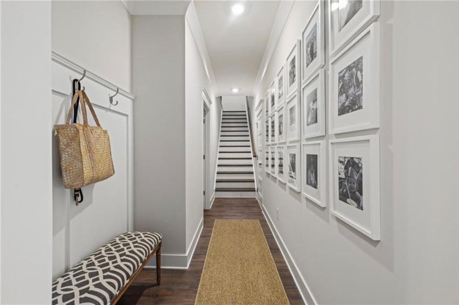 Furnished interior view inside a new home in Rosewood Lake Estates, Hoschton (Image 27). Furnished interior view inside a new home in Rosewood Lake Estates, Hoschton (Image 27).