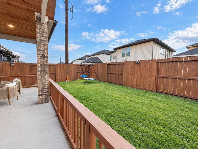 Exterior details and patio area of a home in , Fulshear (Image 23). Exterior details and patio area of a home in , Fulshear (Image 23).
