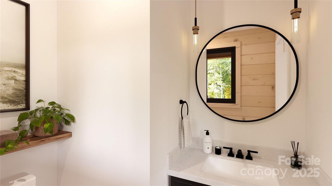 Furnished interior view inside a new home in , Connelly Springs (Image 22).