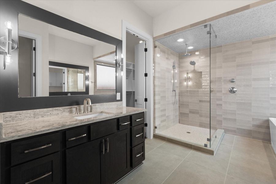 Furnished interior view inside a new home in , Houston (Image 18).