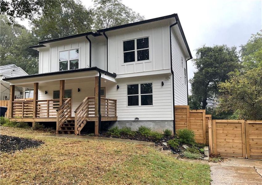 Exterior details and patio area of a home in , Atlanta (Image 22). Exterior details and patio area of a home in , Atlanta (Image 22).