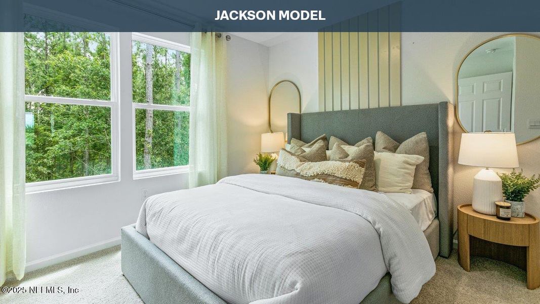 Furnished interior view inside a new home in Stokes Landing, St. Augustine (Image 4).