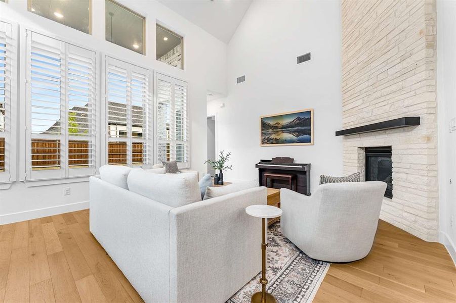 Furnished interior view inside a new home in Mosaic, Celina (Image 12).