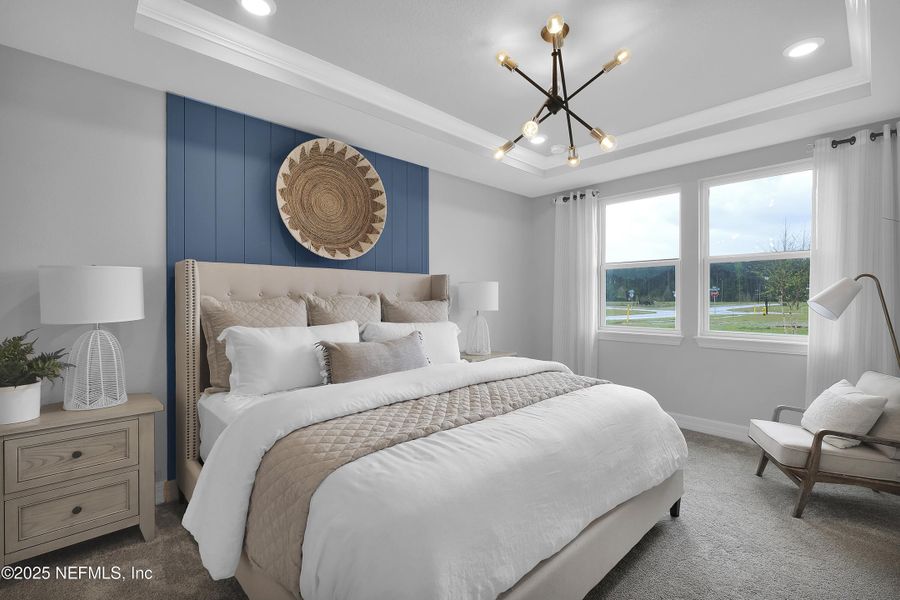 Furnished interior view inside a new home in Hyland Trail, Green Cove Springs (Image 7). Furnished interior view inside a new home in Hyland Trail, Green Cove Springs (Image 7).