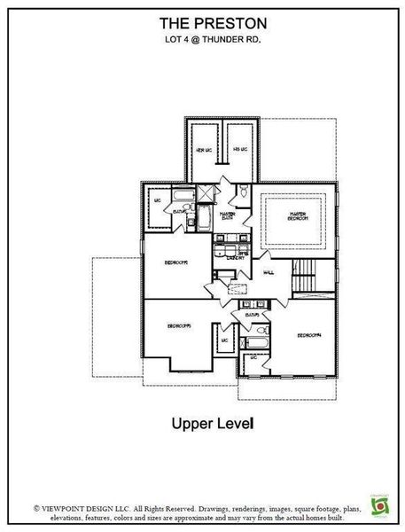2D floor plan layout of this home in , Buford, GA (Image 10).