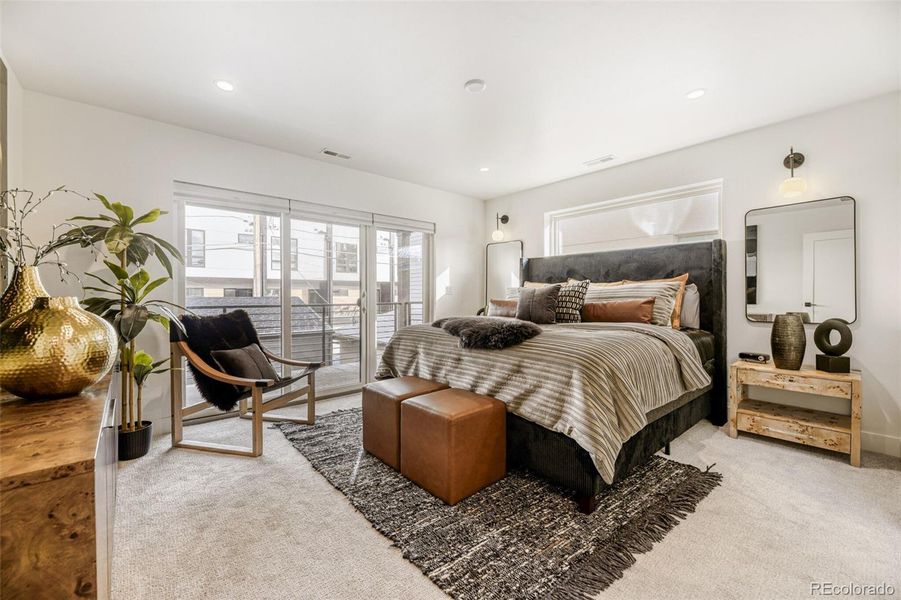 Furnished interior view inside a new home in , Denver (Image 9).
