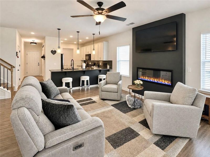 Furnished interior view inside a new home in , Temple (Image 19). Furnished interior view inside a new home in , Temple (Image 19).