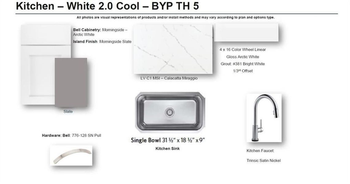 Upgraded Kitchen finishes