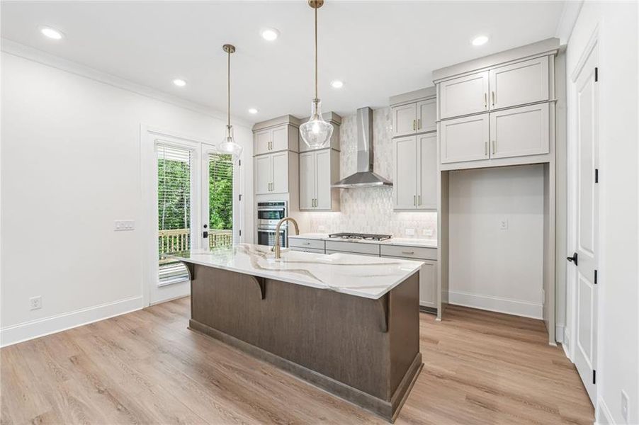 Furnished interior view inside a new home in Waterhaven, Cumming (Image 17).