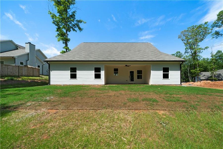 Front exterior of a new home in , Dallas, GA, highlighting curb appeal (Image 13).