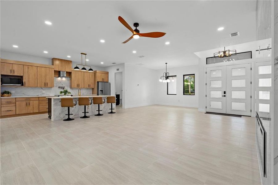 Furnished interior view inside a new home in , New Port Richey (Image 9).
