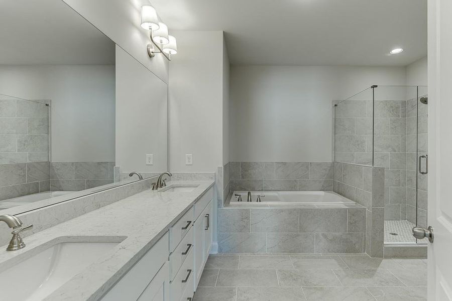 Furnished interior view inside a new home in , Buford (Image 24).