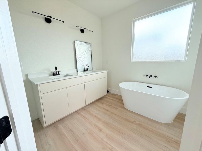 Primary bathroom current stage of construction