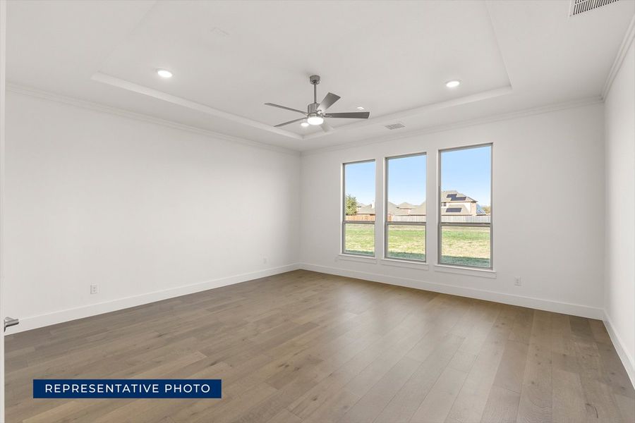 Representative unfurnished interior of a home built from the Adkisson PC (w/Media) by First Texas Homes in Broadmoor Estates, Ovilla (Image 17). Representative unfurnished interior of a home built from the Adkisson PC (w/Media) by First Texas Homes in Broadmoor Estates, Ovilla (Image 17).
